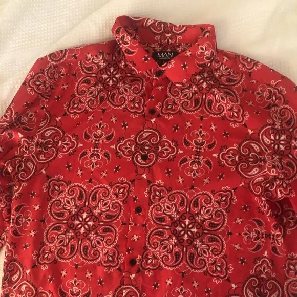 open lace back dress Amazon.com: Paisley Bandana Red Men's Hawaiian Shirt Short Sleeves Button  Down Aloha Shirts Beach Dress Shirts S : Clothing, Shoes & Jewelry